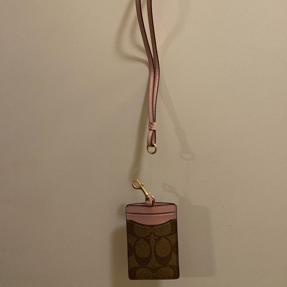 Coach lanyard & badge holder